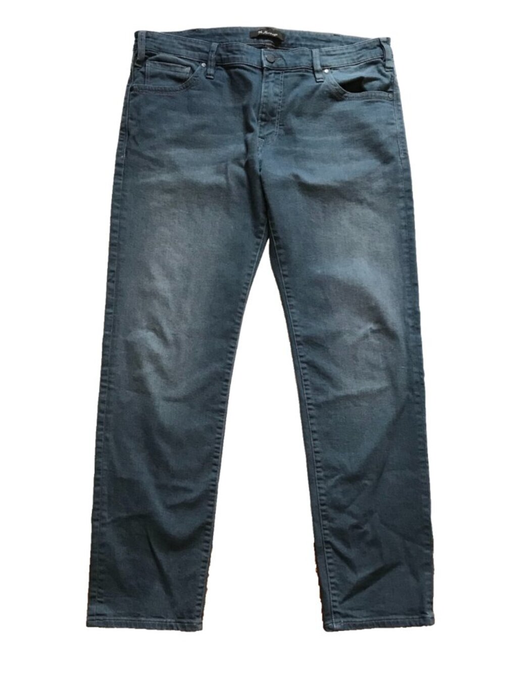 34 Heritage Charisma Straight Leg Jeans Mens 38 34 Blue Denim Cotton Stretch